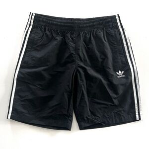 Adidas Three Stripes Swim Shorts Size XL Black NWT